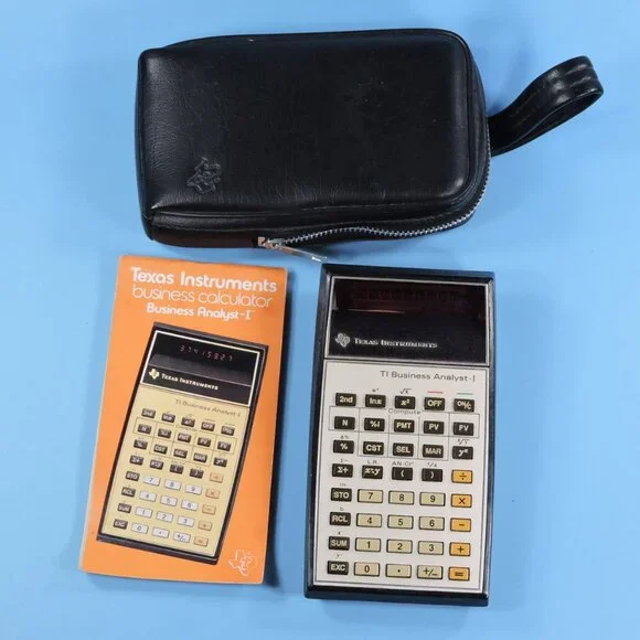 Vintage Texas Instruments Calculator Business Analyst - For Repair, Battery Dead - Picture 2 of 13